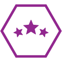 three stars icon