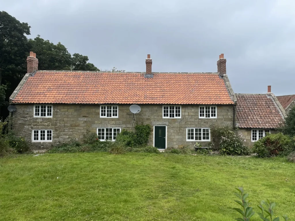 east barnby property with restored roof