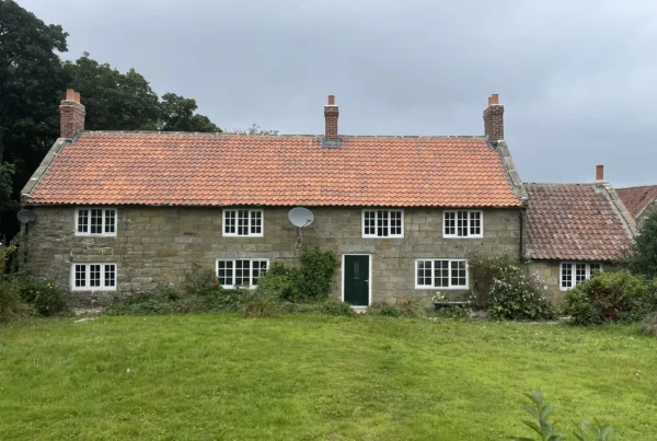 east barnby property with restored roof
