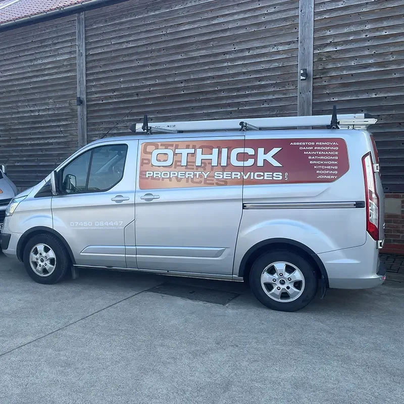 othick property services branded van